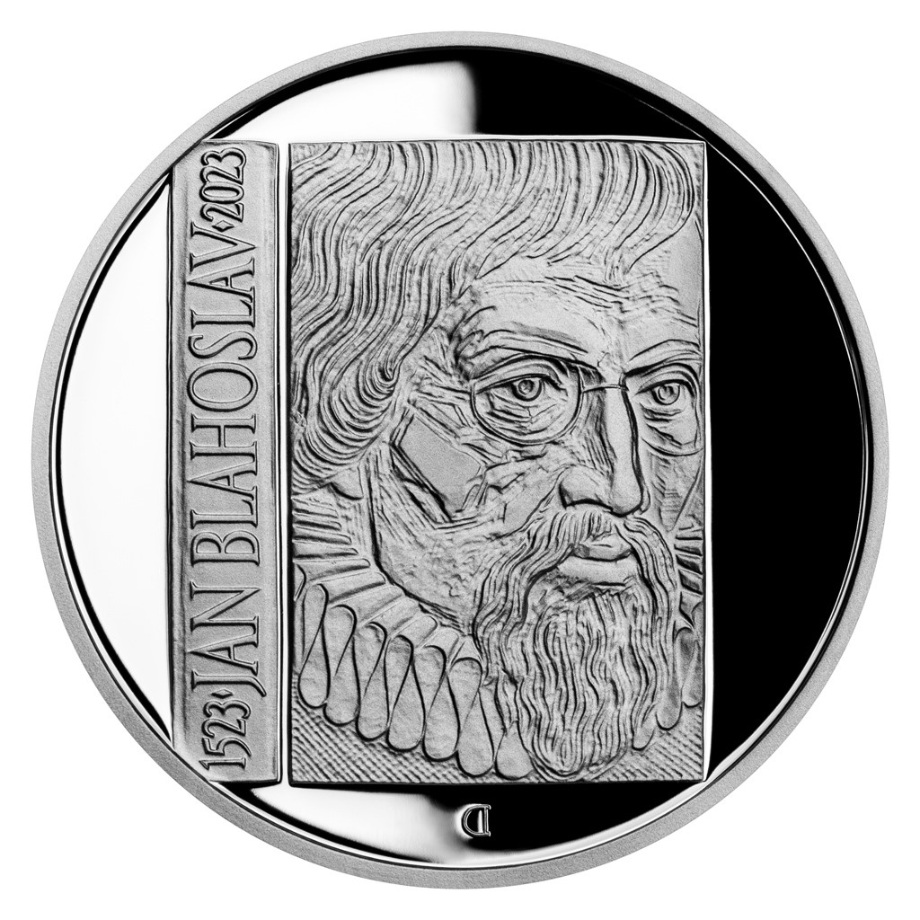 200 Kč (2023) Jan Blahoslav (Proof kvalita)