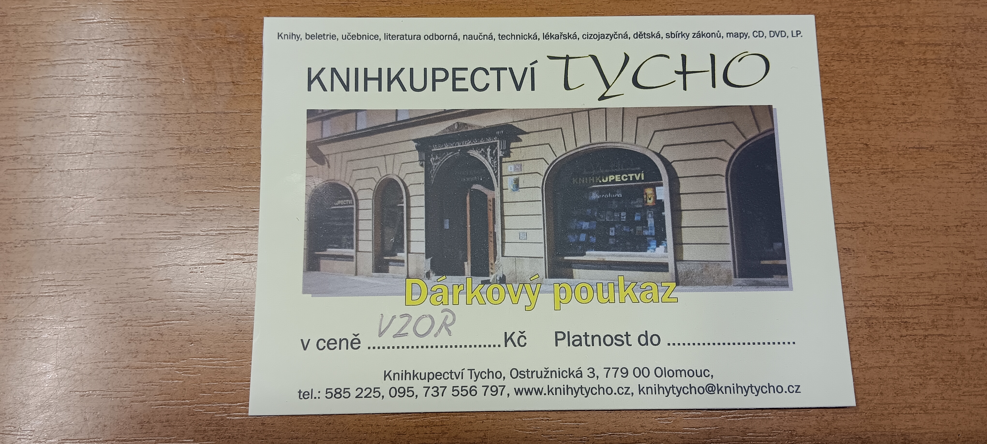 Poukaz na nákup v hodnotě 100,- Kč