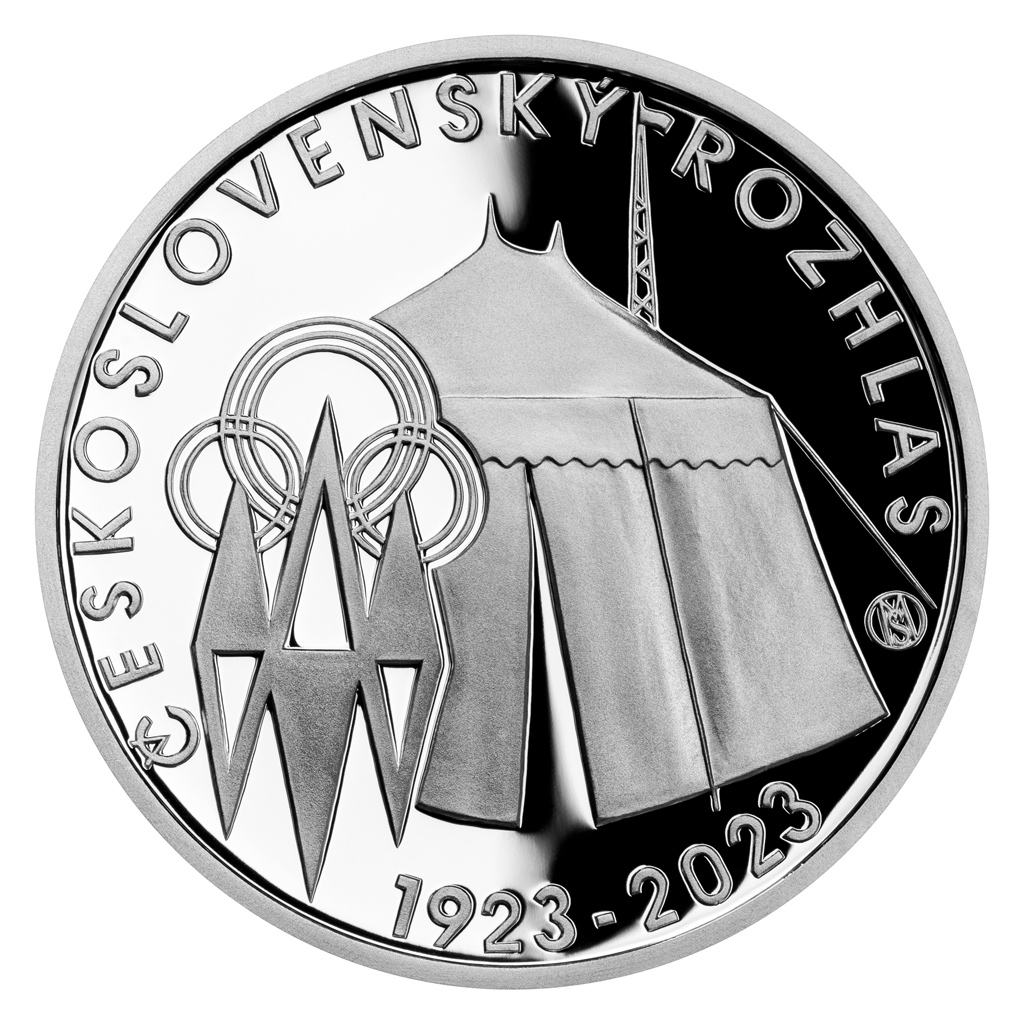 200 Kč (2023) Československý rozhlas (Proof kvalita)