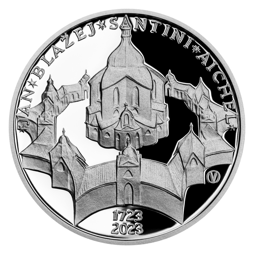 200 Kč (2023) Santini-Aichel Jan Blažej (Proof kvalita)