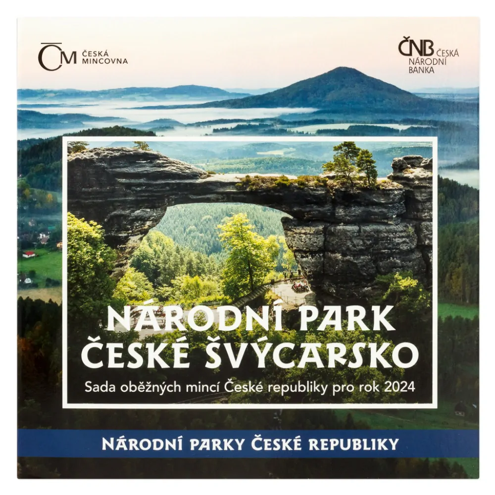 Sada oběžných mincí ČR 2024 České Švýcarsko (standart)