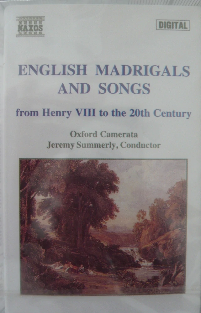 OXFORD CAMERATA: ENGLISH MADRIGALS AND SONGS/MC(JEREMY SUMMERLY)