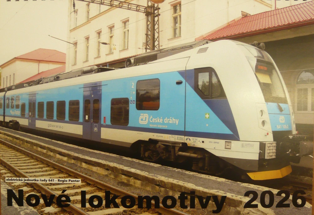 NOVÉ LOKOMOTIVY 2026 (nástěnný kalendář)