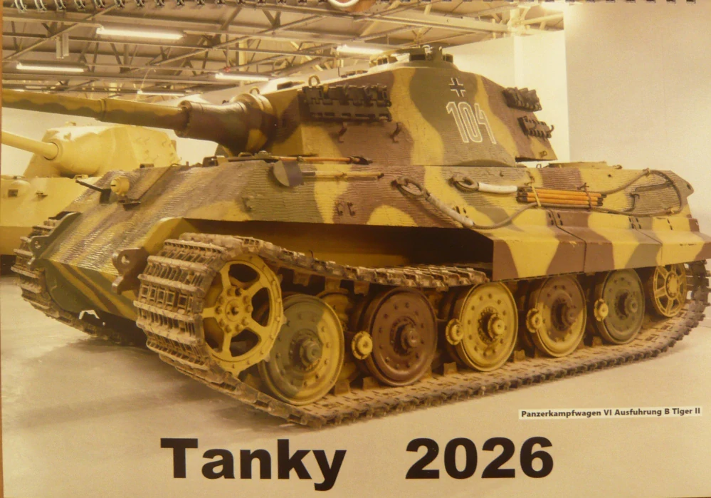 TANKY 2026 (nástěnný kalendář)