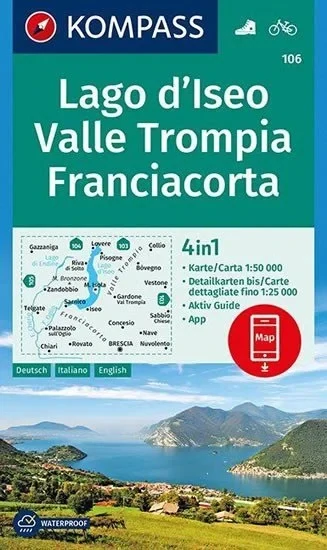 LAGO D´ISEO VALLE TROMPIA FRANCIACORTA/106 KOMPASS