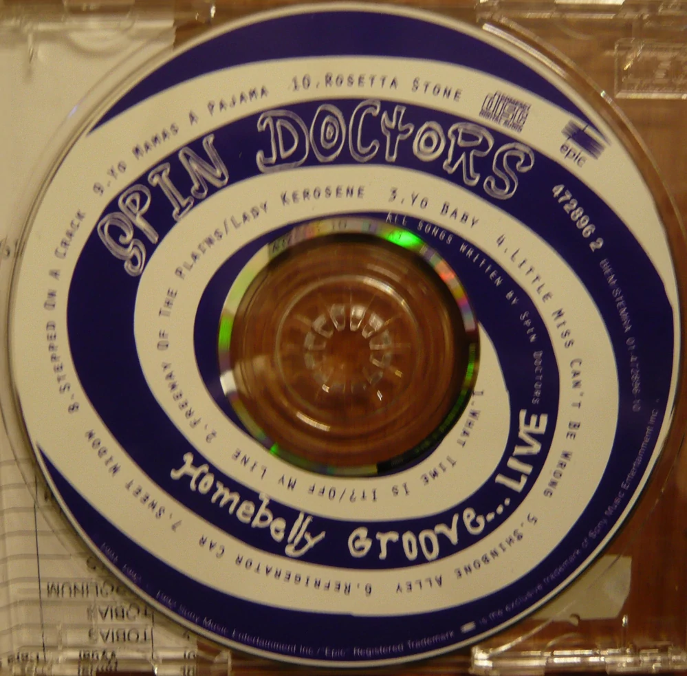 SPIN DOCTORS: HOMEBELLY GROOVE...LIVE/CD(BEZ BOOKLETU)