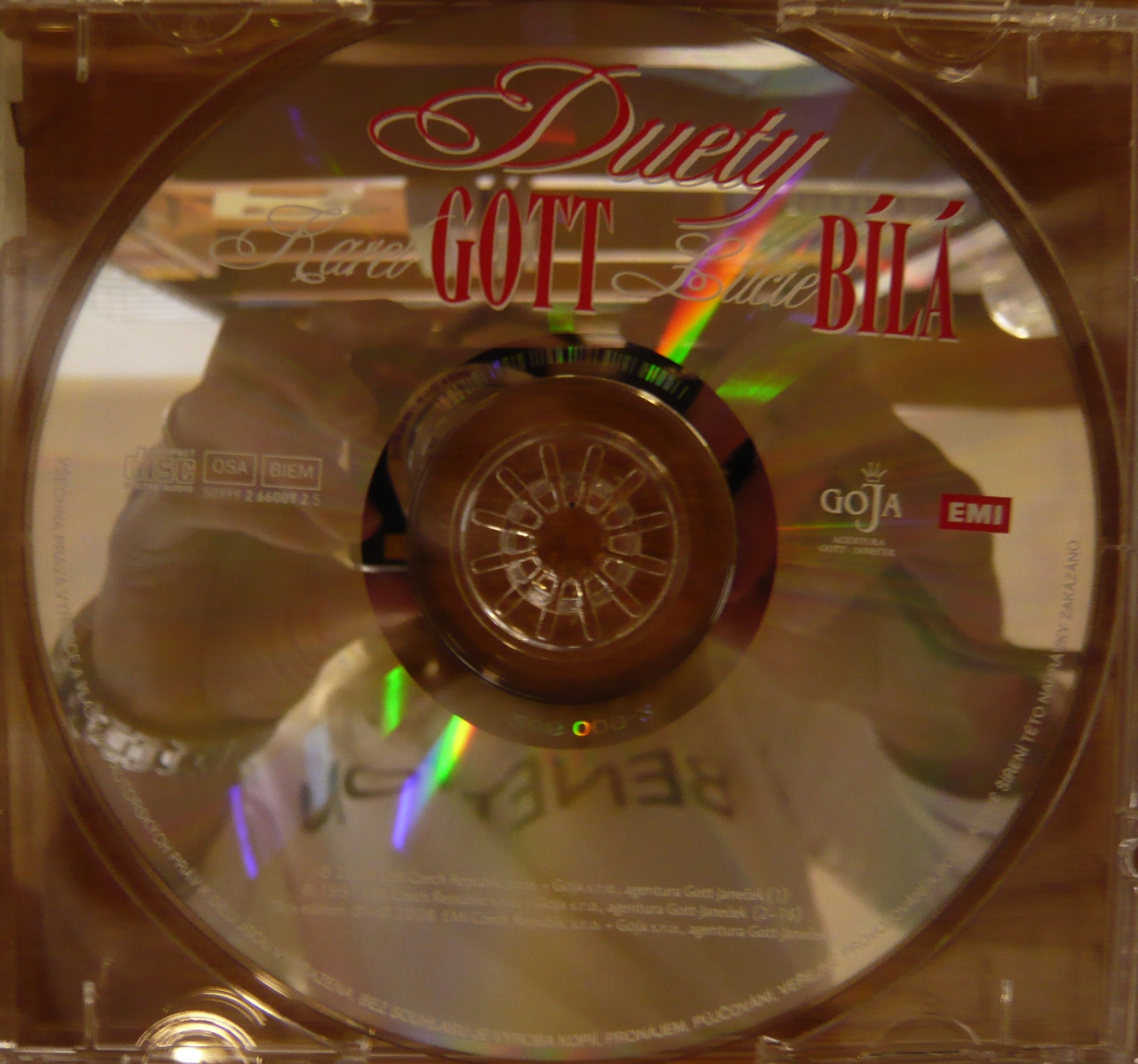 GOTT KAREL, BÍLÁ LUCIE: DUETY/CD(BEZ BOOKLETU)