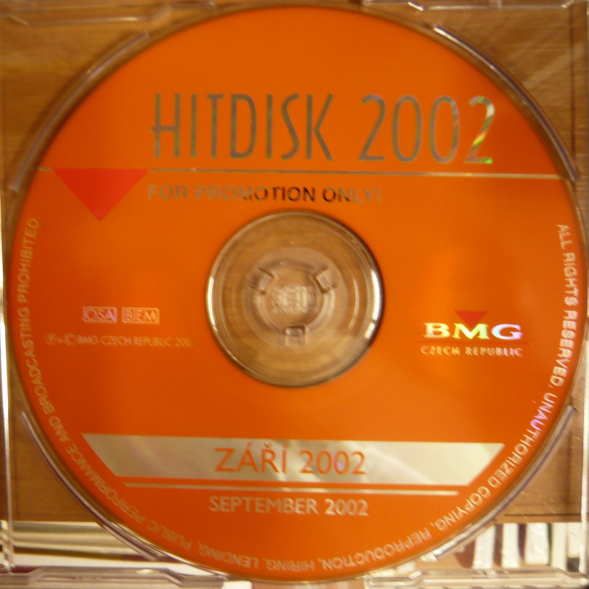 VARIOUS: HIT DISK ZÁŘÍ 2002/CD