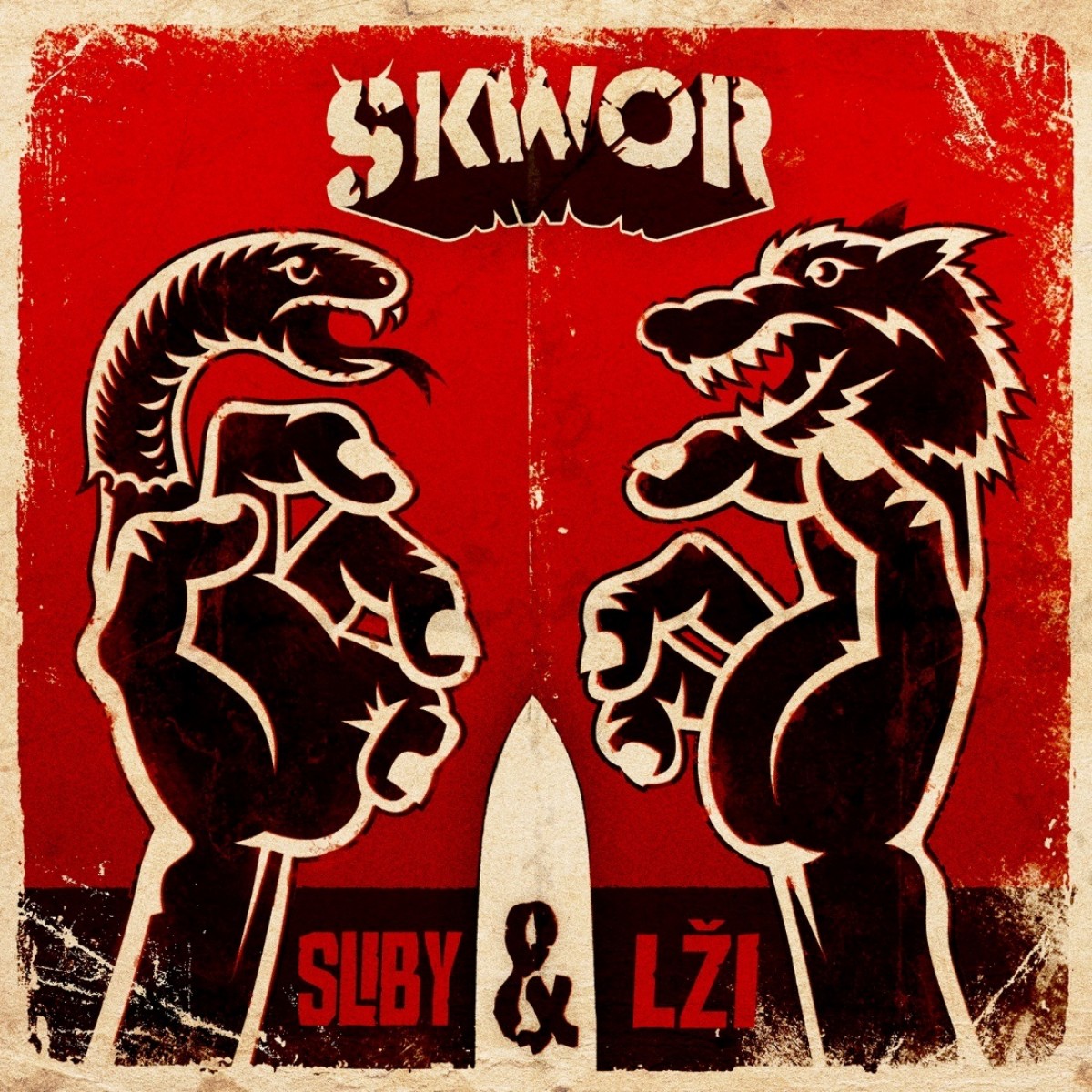 ŠKWOR: SLIBY & LŽI/LP