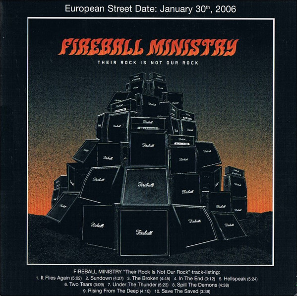 FIREBALL MINISTRY: THEIR ROCK IS NOT OUR ROCK /CD