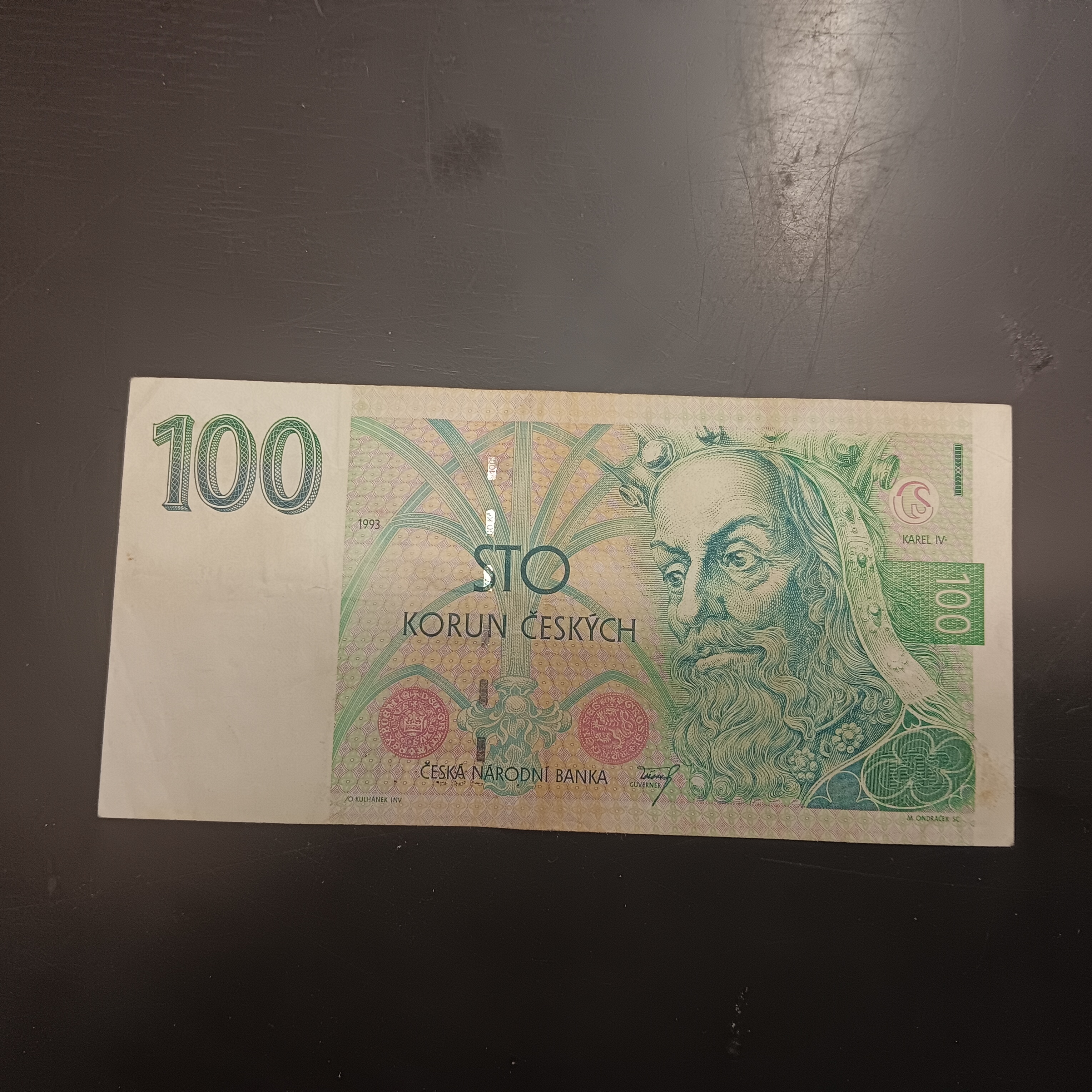 100 Kčs 1993 série Z01 Československo