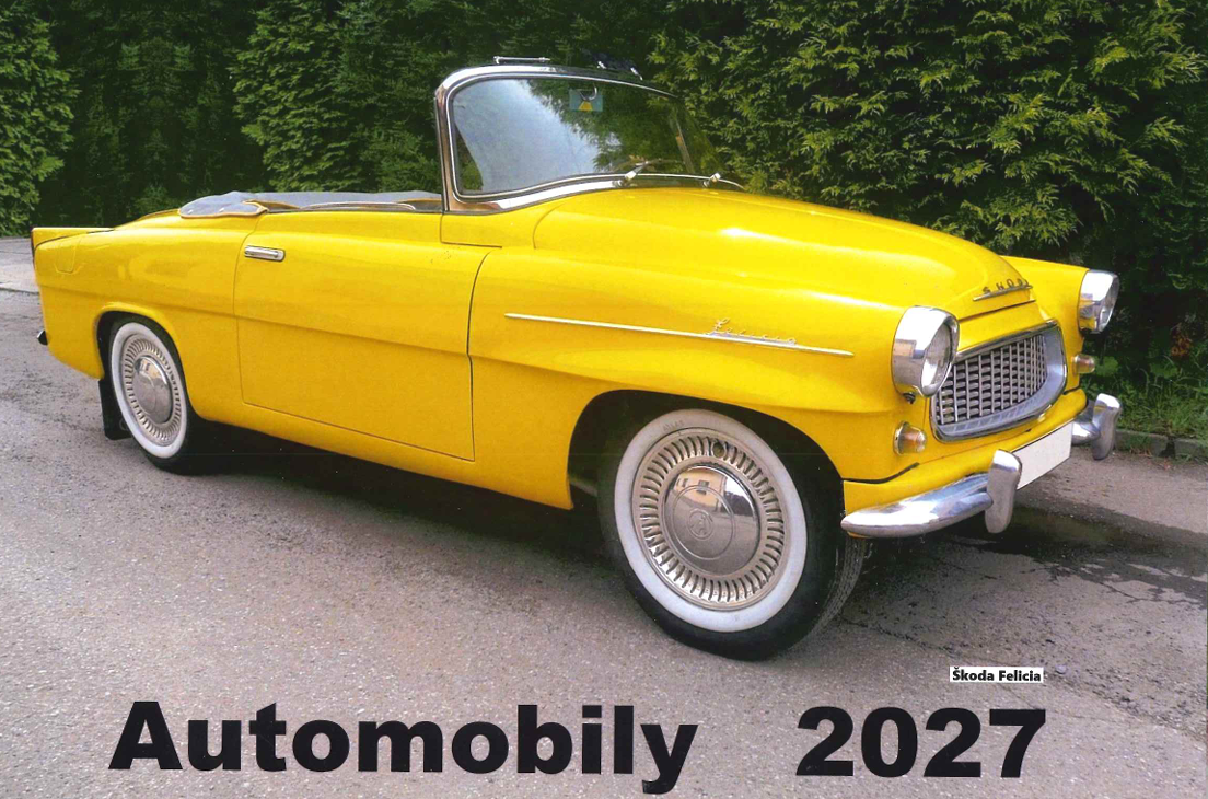 AUTOMOBILY 2027 (nástěnný kalendář)