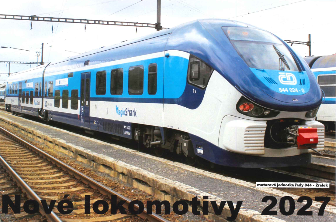 NOVÉ LOKOMOTIVY 2027 (nástěnný kalendář)