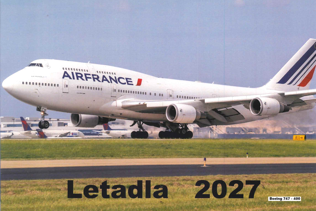 LETADLA 2027 (nástěnný kalendář)