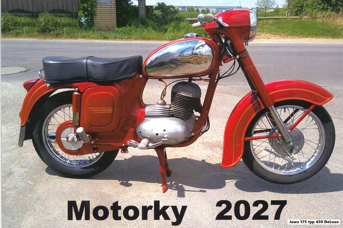 MOTORKY 2027 (nástěnný kalendář)