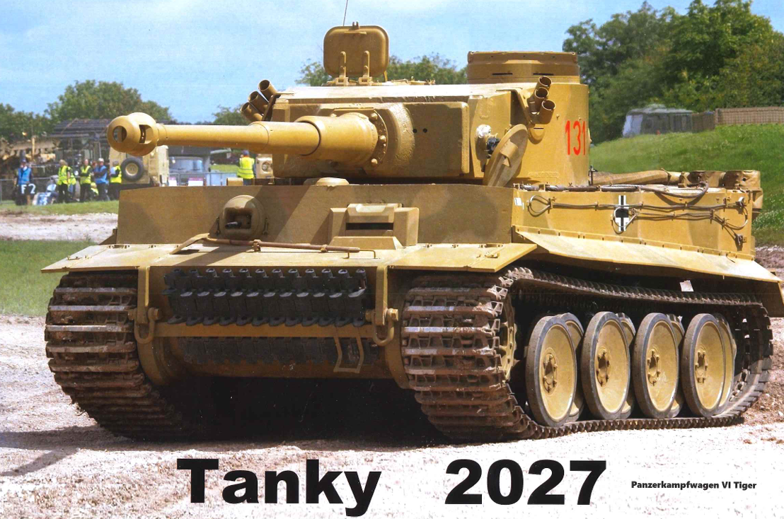 TANKY 2027 (nástěnný kalendář)