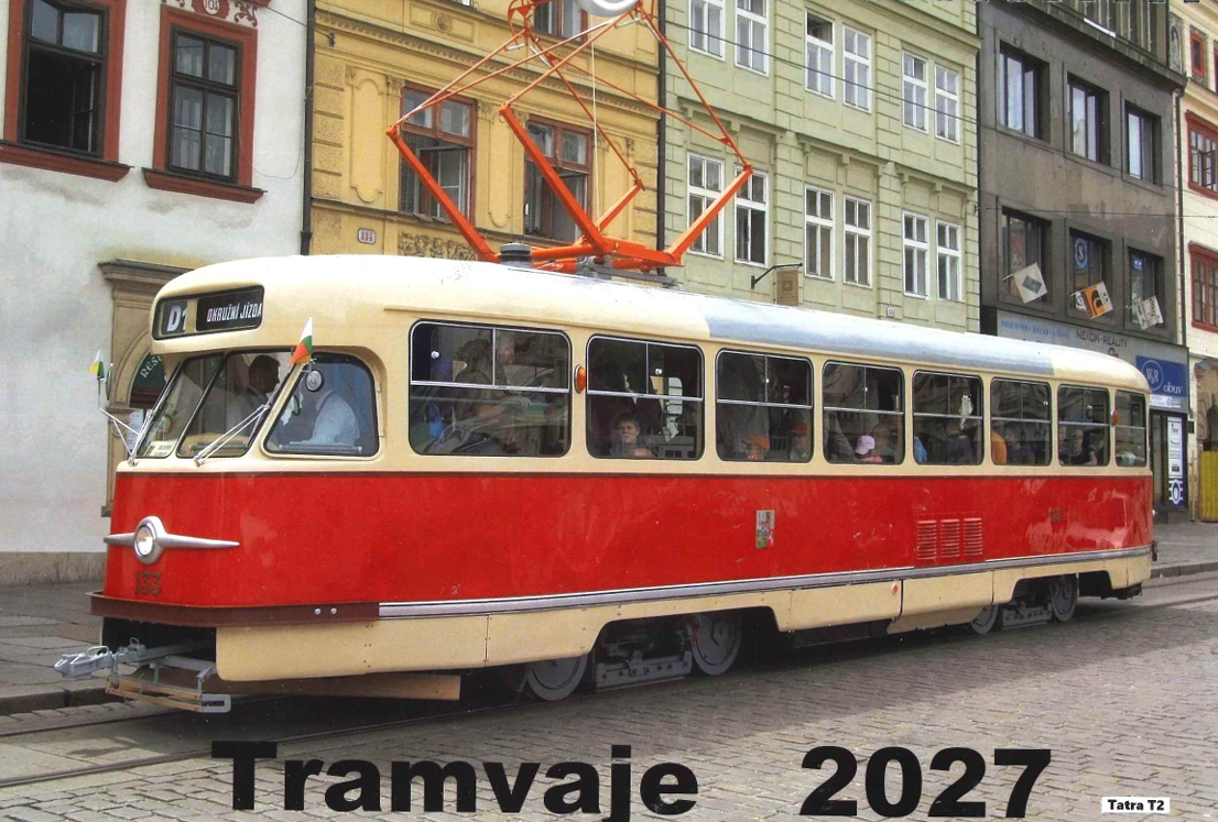 TRAMVAJE 2027 (nástěnný kalendář)