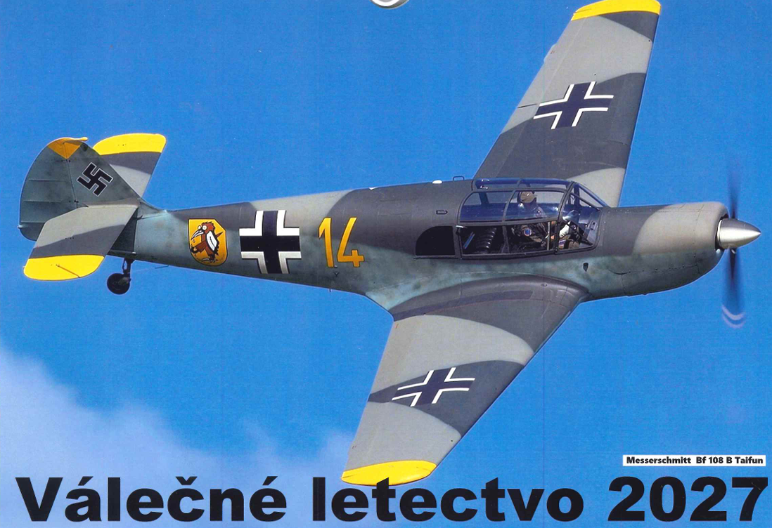 VÁLEČNÉ LETECTVO 2027 (nástěnný kalendář)