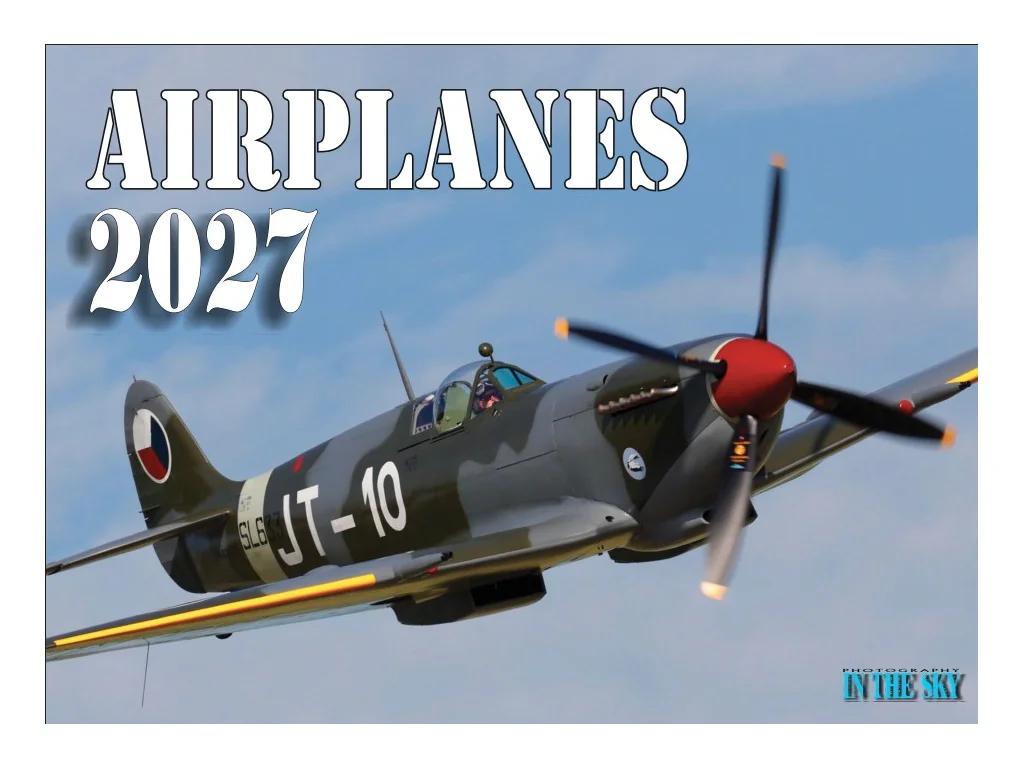 AIRPLANES 2027 - nástěnný kalendář