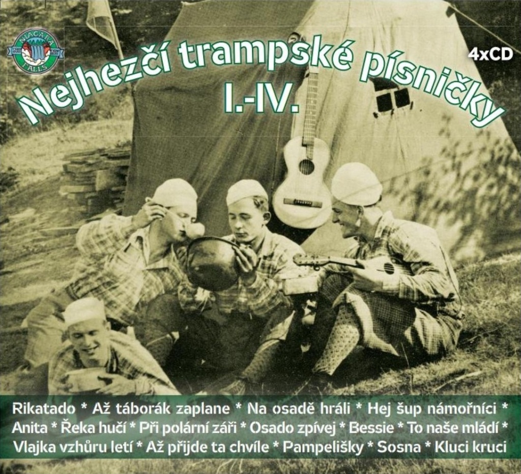 NEJHEZČÍ TRAMPSKÉ PÍSNIČKY I.-IV./4CD
