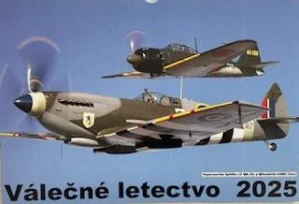 VÁLEČNÉ LETECTVO 2025 (nástěnný kalendář)