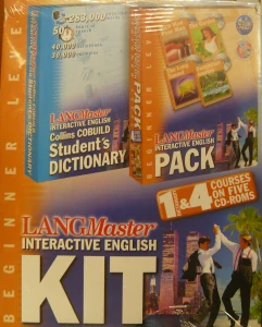 LANGMASTER INTERACTIVE ENGLISH KIT/5 CD-ROMS