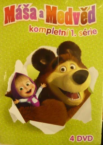 MÁŠA A MEDVĚD KOMPLETNÍ: 1. SÉRIE/4DVD