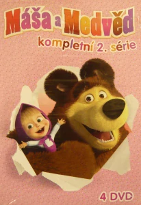 MÁŠA A MEDVĚD: KOMPLETNÍ 2.SÉRIE/4DVD