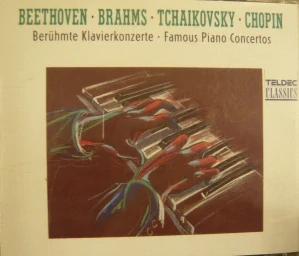 BEETHOVEN, BRAHMS, ČAJKOVSKIJ, CHOPIN: BERUHMTE KLAVIERKONZERTE/4CD