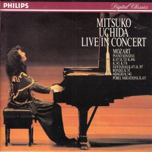 MOZART: MITSUKO UCHIDA LIVE IN CONCERT/2CD
