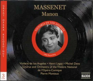 MASSENET JULES: MANON/3CD(PIERRE MONTEUX)