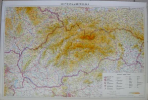MAPA: SLOVENSKO 1: 500 000
