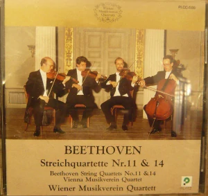 BEETHOVEN V. L.: STREICHQUARTETTE NR. 11 & 14/CD(WIENER MUSIKVEREIN QUARTETT)