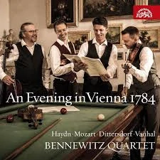 HAYDEN, MOZART, DITTERSDORF, VAŃHAL: AN EVENINIG IN VIENNA 1784/CD(BENNEWITZ QUARTET)