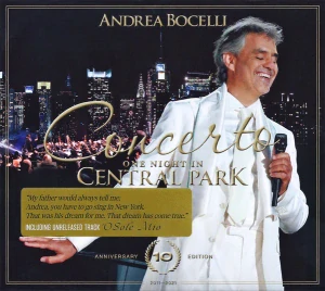 BOCELLI ANDREA: CONCERTO ON NIGHT IN CENTRAL PARK/CD