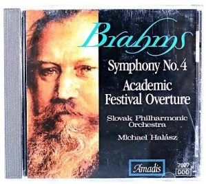 BRAHMS: SYMPHONY NO.4-ACADEMIC FESTIVAL OVERTURE/CD(MICHAEL HALÁSZ)