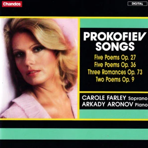 PROKOFIEV: PROKOFIEV SONGS/CD