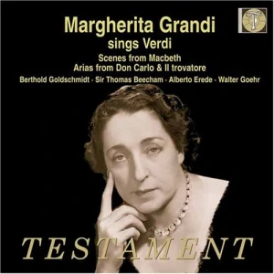 VERDI GIUSEPPE: TESTAMENT/CD(MARGHERITA GRANDI)