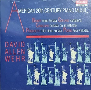 VARIOUS: AMERICAN 20TH CENTURY PIANO MUSIC/CD(DAVID ALLEN WEHR)