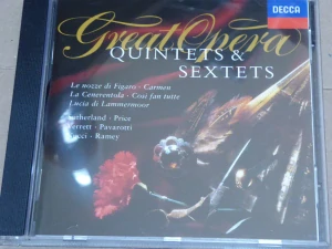 VARIOUS: GREAT OPERA QUINTETS & SEXTETS/CD