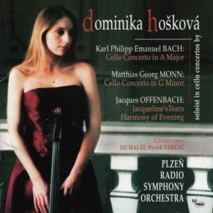BACH, MONN, OFFENBACH: CELLO CONCERTOS/CD(DOMINIKA HOŠKOVÁ)