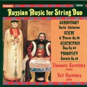 STRAVINSKY, GLIÉRE, TCHEREPNIN, PROKOFIEV: RUSSIAN MUSIC FOR STRING DUO/CD(TUROVSKY)