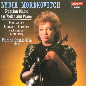 ČAJKOVSKIJ, GLAZUNOV, PROKOFIEV, RACHMANINOV, STRAVINSKY: RISSIAN MUSIC FOR VIOLIN AND PIANO/CD(LYDIA MORDKOVITCH)