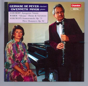 SCHUBERT, WEBER, SCHUMANN: GERVAS DE PEYER/CD