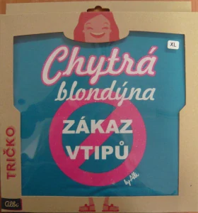 TRIČKO: CHYTRÁ BLONDÝNA/XL/DÁMSKÉ(64832)