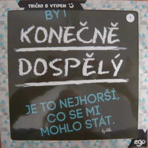 TRIČKO: KONEČNĚ DOSPĚLÝ/XL/PÁNSKÉ(43649)
