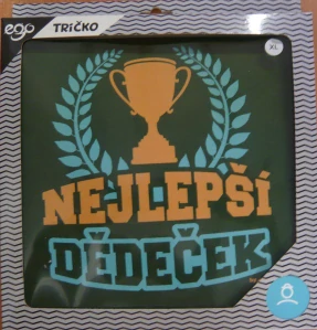 TRIČKO: NEJLEPŠÍ DĚDEČEK/XL/PÁNSKÉ(41229)