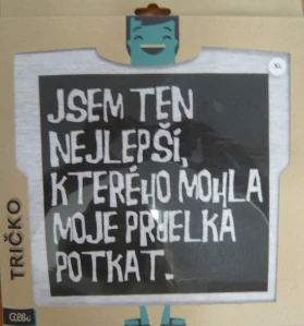 TRIČKO: JSEM TEN NEJLEPŠÍ/XL/PÁNSKÉ(74667)