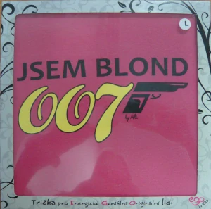 TRIČKO: JSEM BLOND 007/M/DÁMSKÉ(66328)
