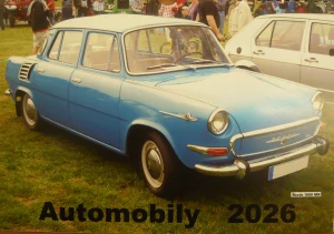 AUTOMOBILY 2026 (nástěnný kalendář)